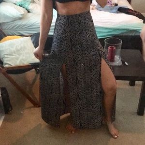 Urban Outfitters Patterned Maxi Skirt